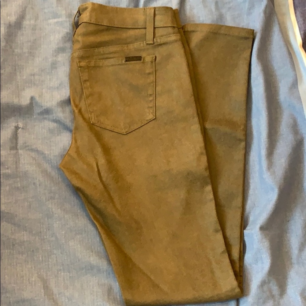 Joe’s, Mid rise forest green skinny jeans